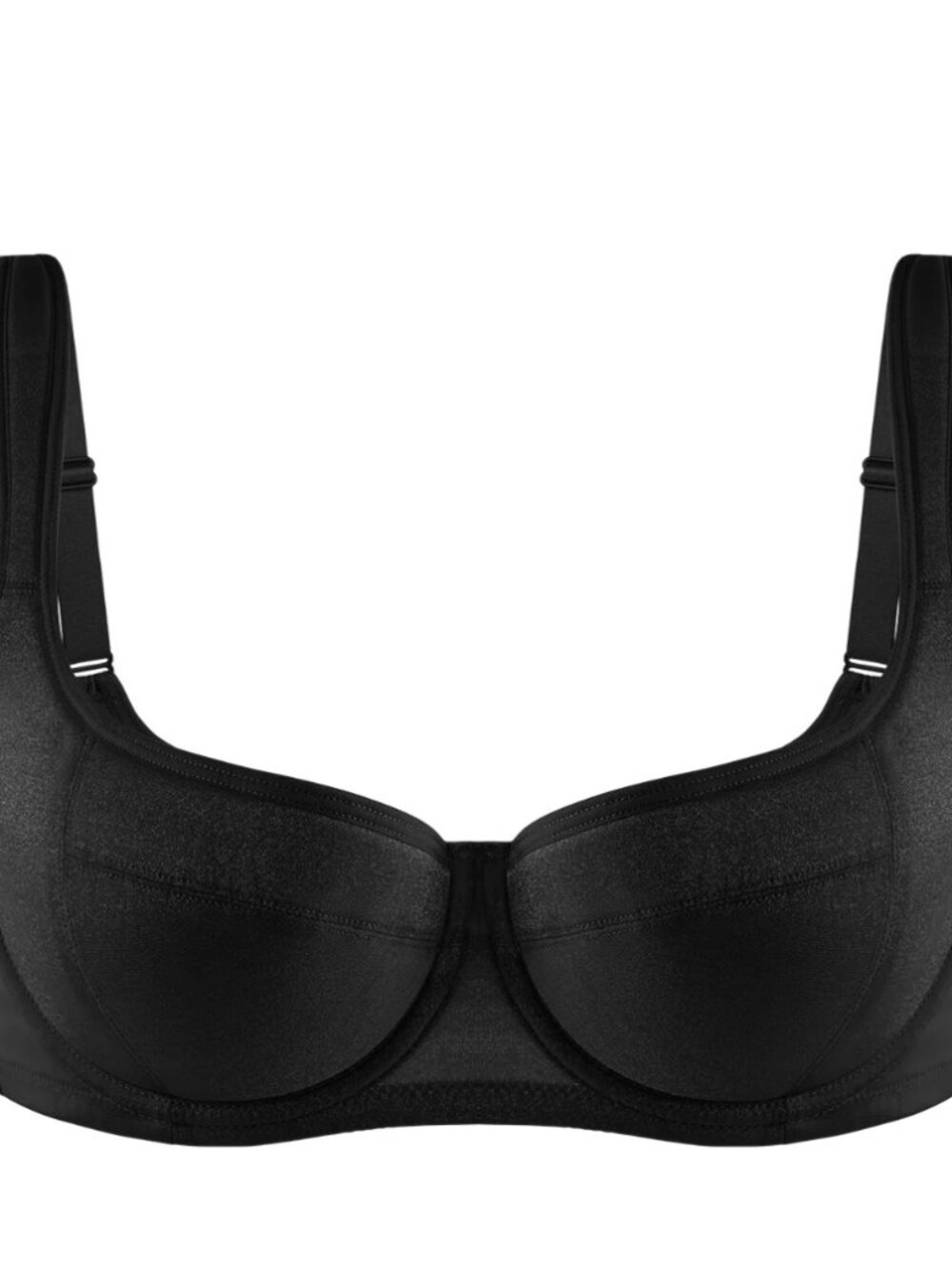 NWT HSIA Starry Night Lightly Lined Padded Balconette Bra in Black - Picture 2 of 11